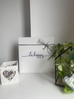 Leinwand "be happy 1.0"