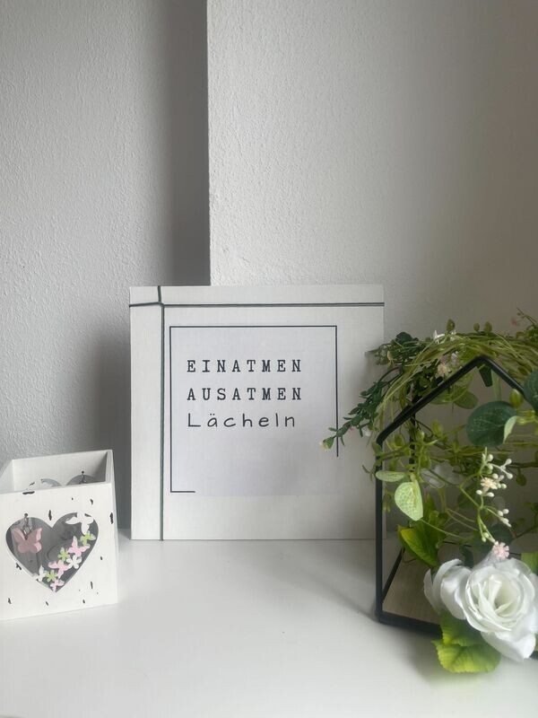 Leinwand "Atmen Lächeln"