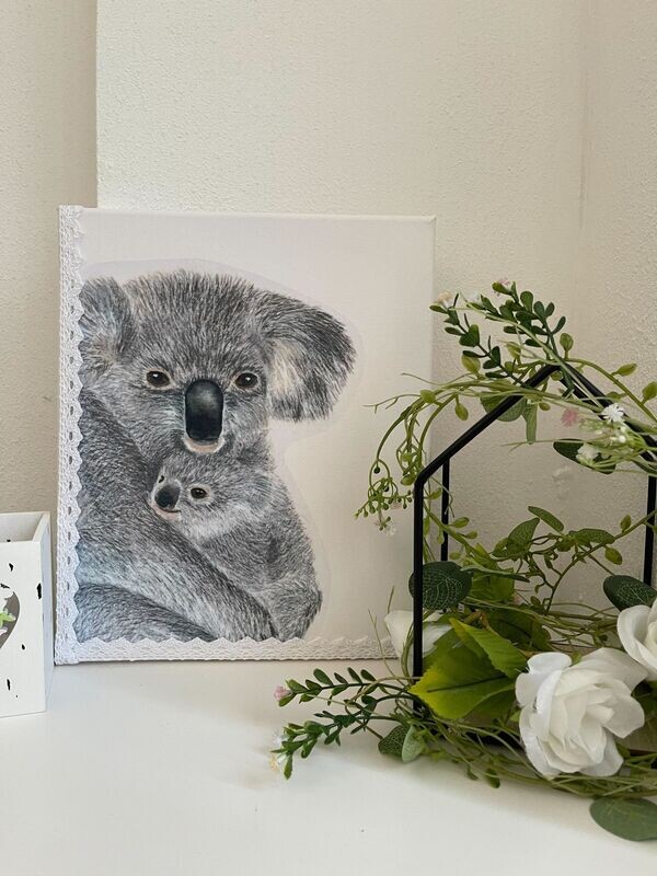 Leinwand "Koalaliebe" groß