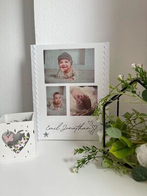 Leinwand "3 Portraits mit Name"