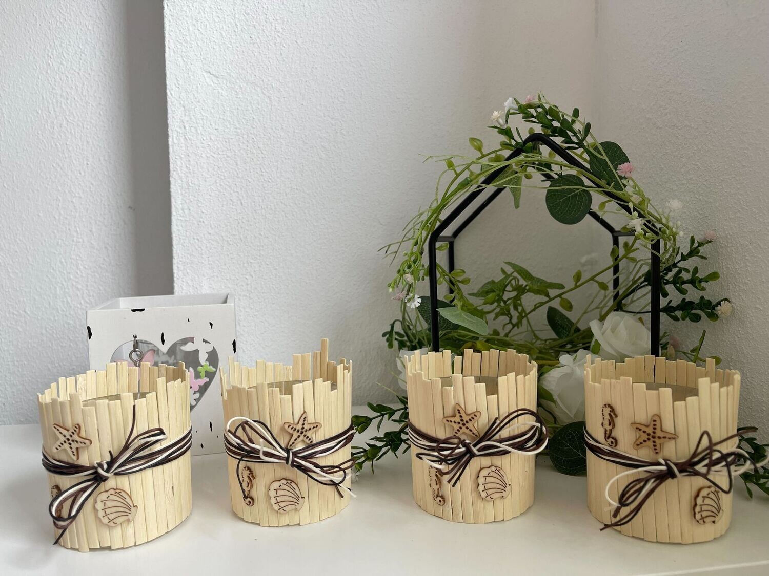 Teelichter SET "Nordseeträume" inkl. Kerzen