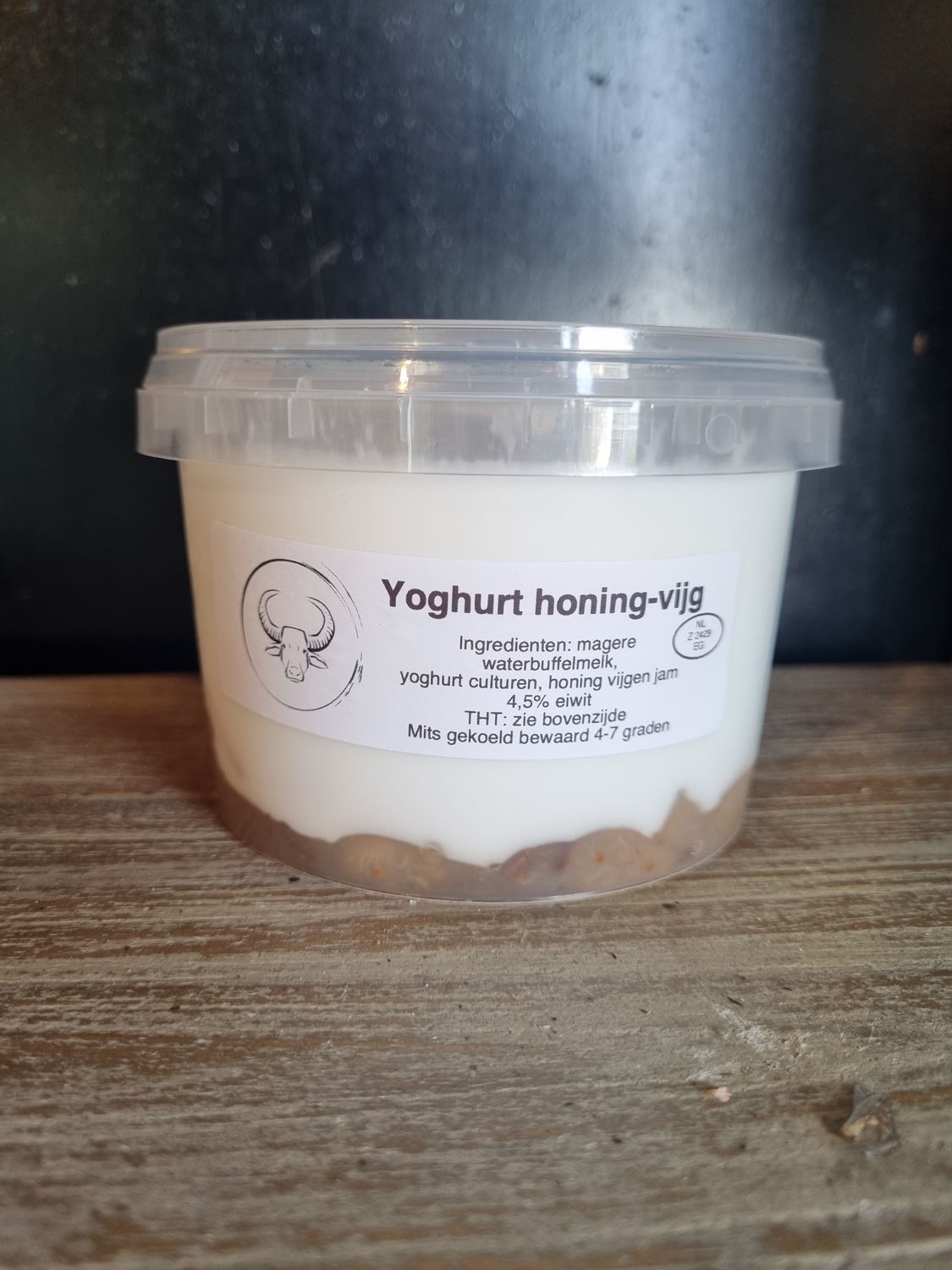 Yoghurt honing-vijg