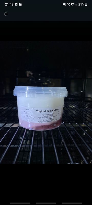Yoghurt bosvruchten