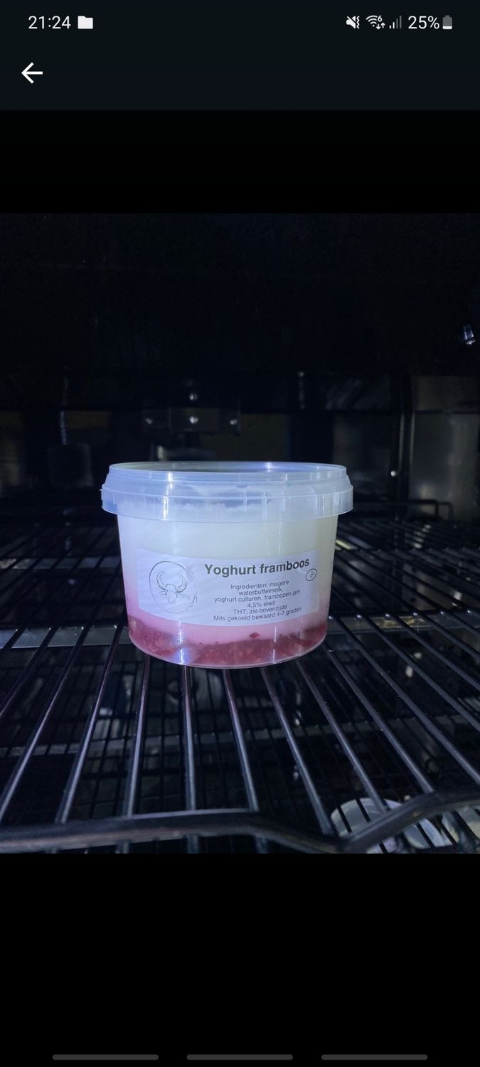 Yoghurt framboos