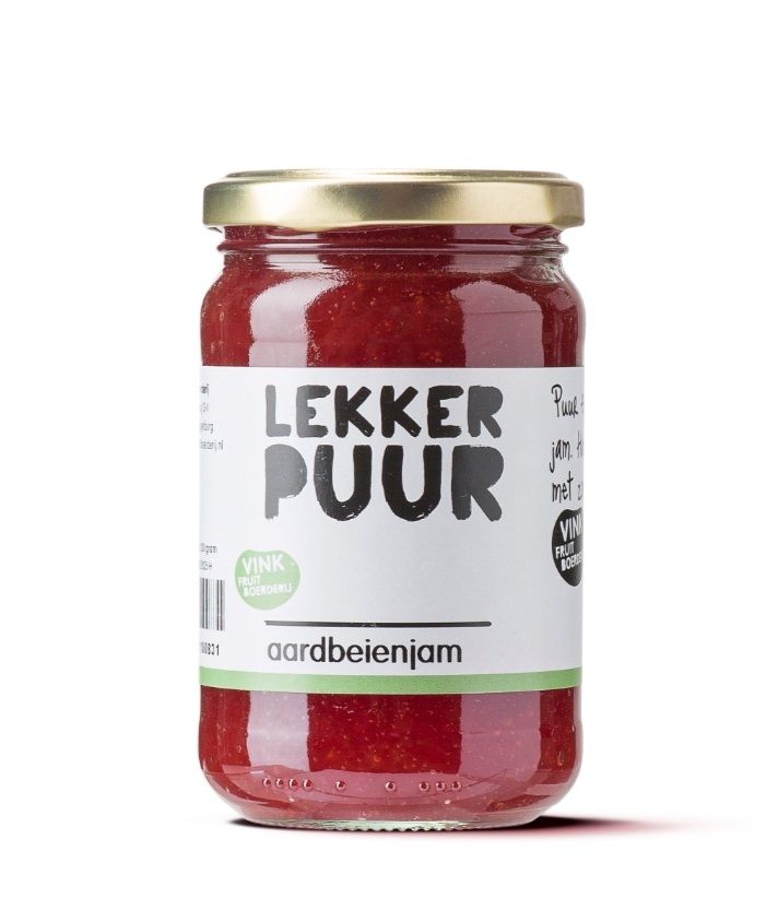 LekkerPuur Aardbeienjam 