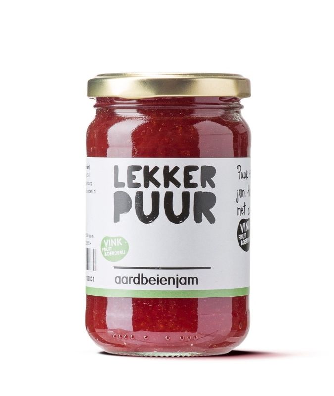 LekkerPuur Aardbeienjam 