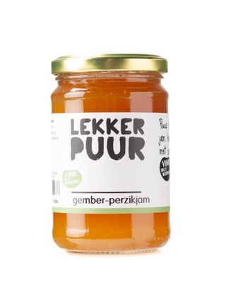 LekkerPuur Gember-Perzikjam