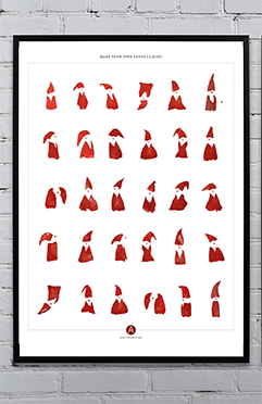 Santa Clause Fill-in-Poster
