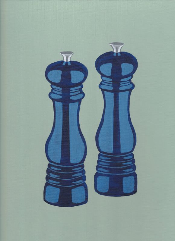 Salt and Pepper Mill Navy