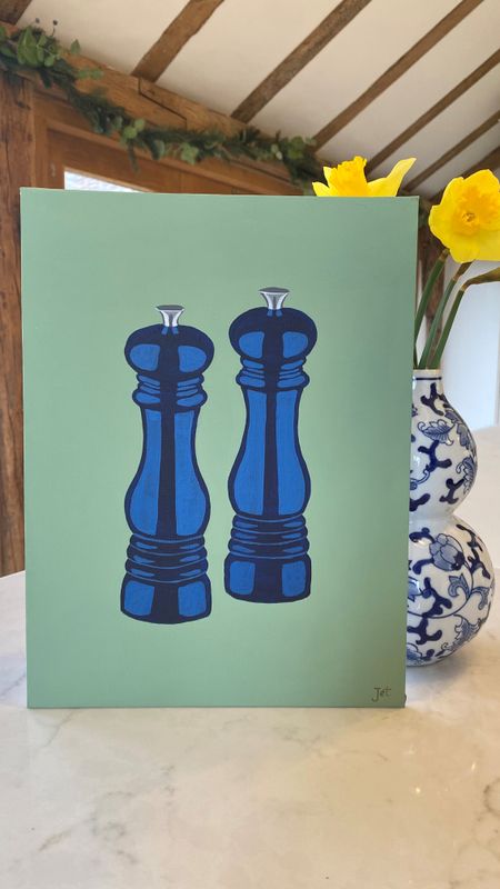 Salt and Pepper Mill Navy