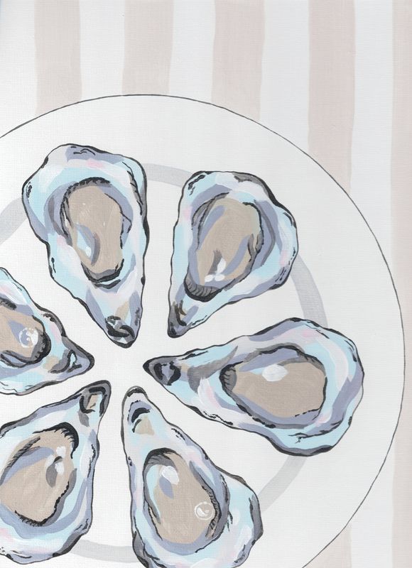 Oysters on a Plate