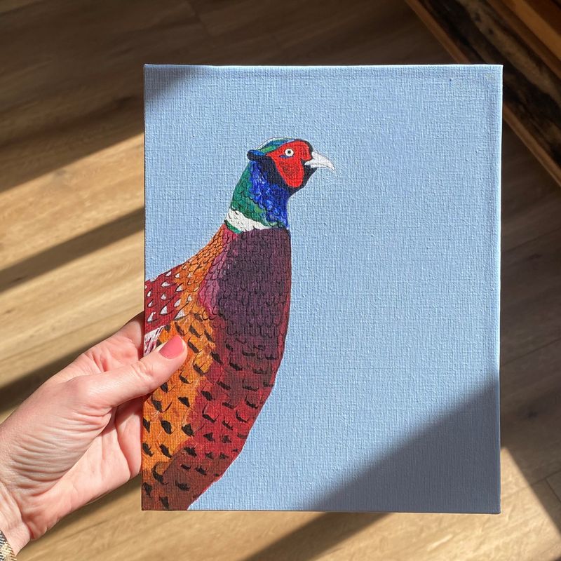 Pheasant incl Beige frame
