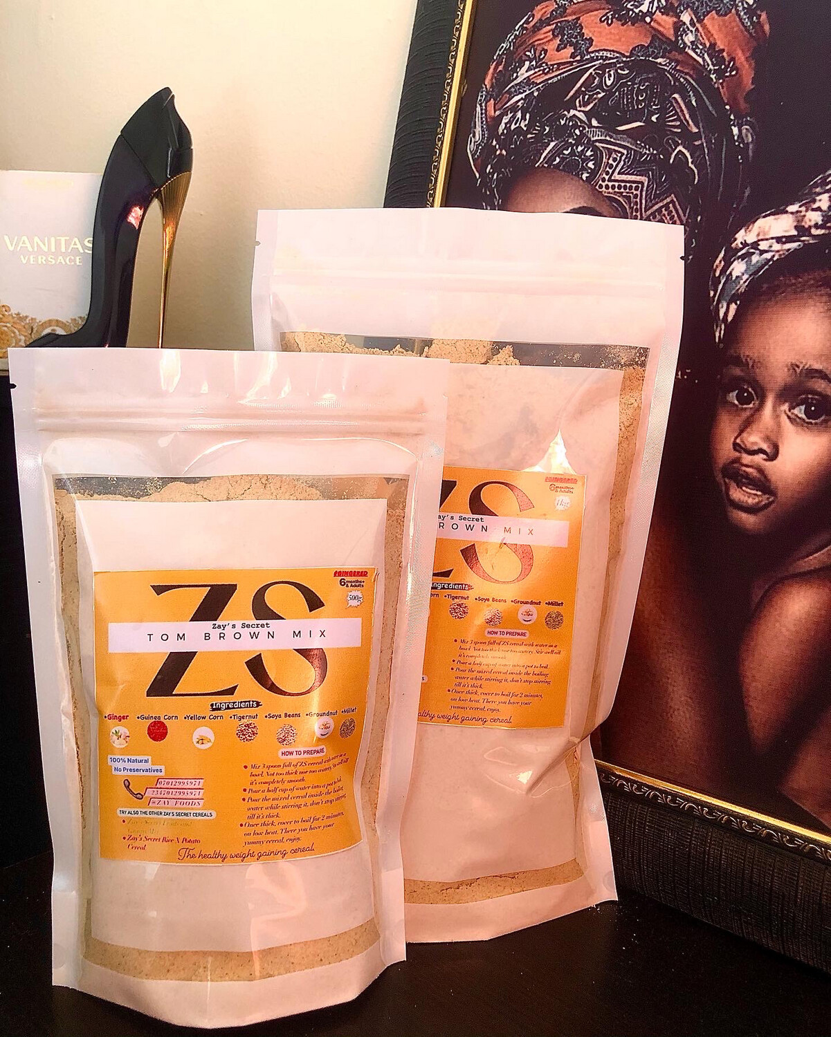 Zay’s Secret Tom Brown Mix #GINGERED (500g)