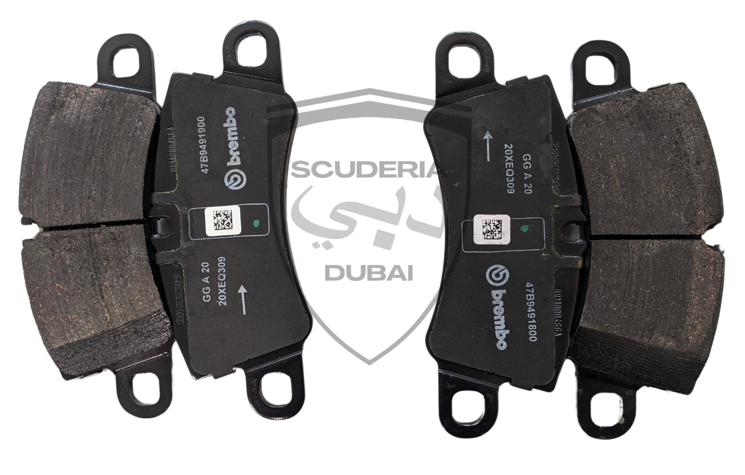 REAR BRAKE PAD SET WITH HAND BRAKE PAD FOR FERRARI - 458