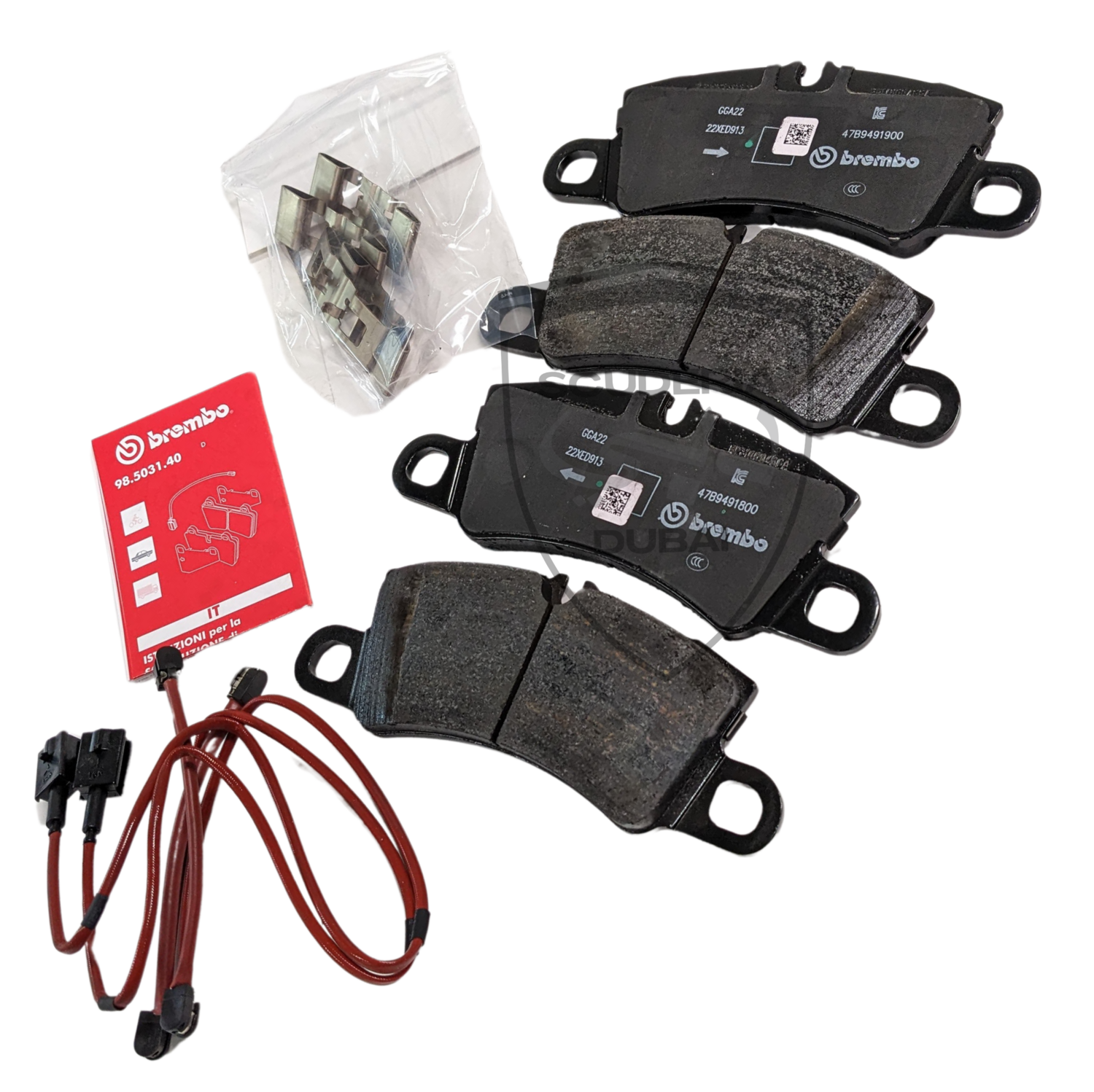 REAR BRAKE PAD KIT FOR FERRARI F296, SF90 SPIDER