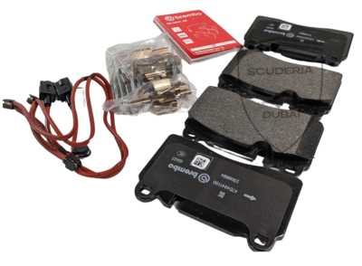 FERRARI REAR PAD SET WITH SPRING FOR PORTOFINO,ROMA FERRARI REAR PAD SET WITH SPRING FOR PORTOFINO,ROMA