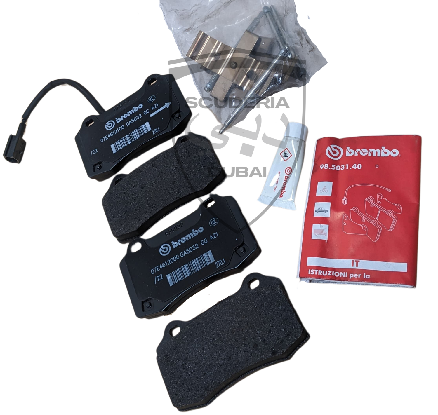 REAR BRAKE PAD KIT FOR MASERATI  GHIBLI /QUATTROPORTE