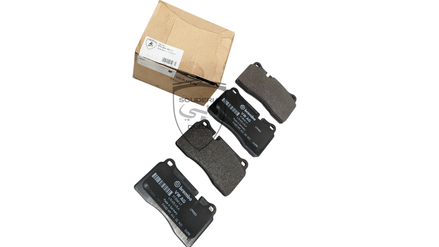 Lamborghini Rear Brake Pad Set  For Aventador LP770-4 SVJ, Aventador Ultimae