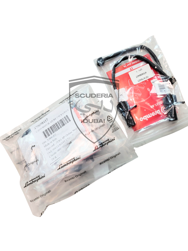REAR BRAKE PAD SENSOR FOR LAMBORGHINI AVENTADOR LP 700-4,LP 720-4,LP 740-4S,LP 750-4SV,LP 770-4SVJ, ULTIMATE,SIAN,CENTENARIO