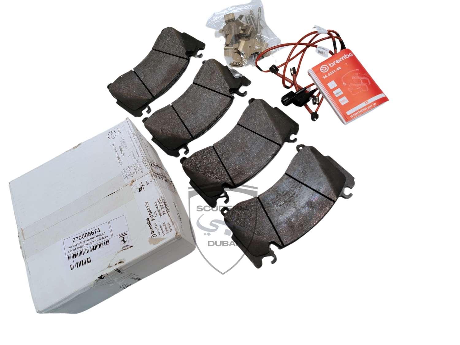 FRONT BRAKE PAD KIT FOR FERRARI PUROSANGUE