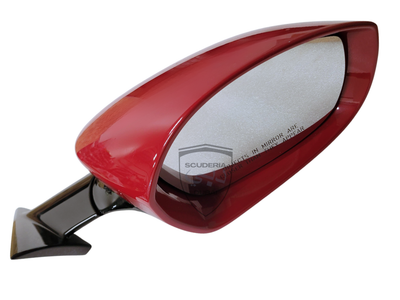 RH SIDE VIEW MIRROR W/O RADAR &amp; CAMERA FOR FERRARI 812, 812 GTS ( RED )