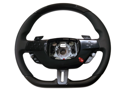 STEERING WHEEL LED  CARBON TYPE W/O  eD, H, TRACK LAP FEATURES FOR FERRARI PUROSANGUE