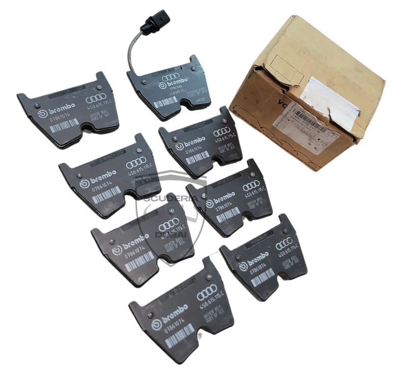 FRONT BRAKE PAD SET W/ SENSOR FOR LAMBORGHINI HURACAN EVO &amp; HURACAN LP580
