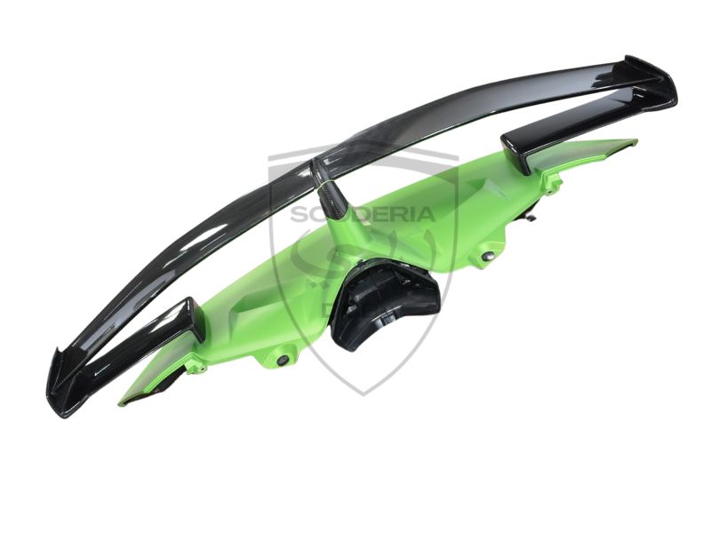 REAR  SPOILER COMPLETE WITH BONNET, LIGHT ETC FOR  LAMBORGHINI   AVENTADOR SVJ