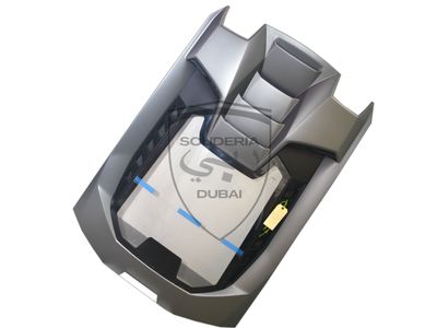 ENGINE  BONNET CARBON EFFECT COMPLETE WITH GLASS FOR LAMBORGHINI HURACAN  PERFORMANTE