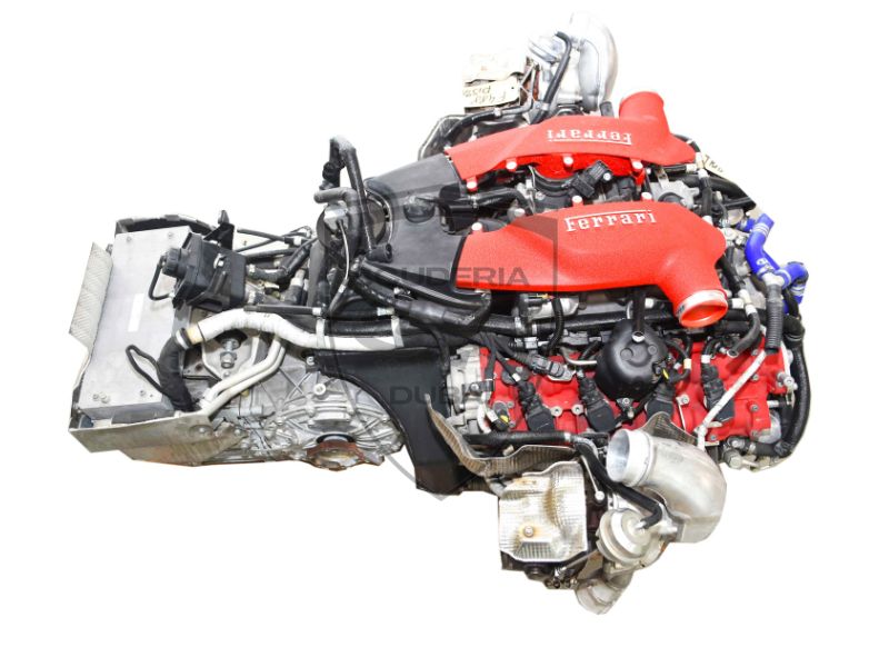 ENGINE COMPLETE WITH GEARBOX  AS PHOTOS  FOR FERRARI F488 PISTA - F8 TRIBUTO