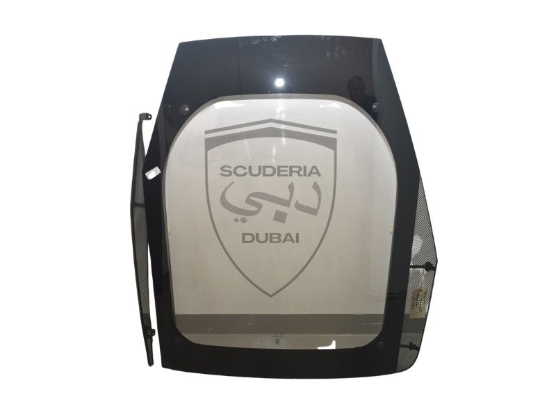 ENGINE  BONNET COMPLETE WITH GLASS AND GRILLE FOR FERRARI F488 PISTA