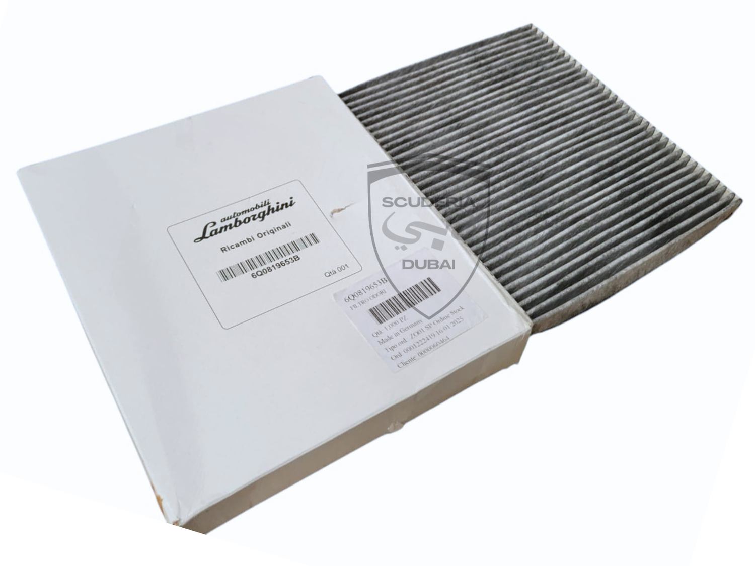 POLLEN FILTER FOR LAMBORGHINI Aventador LP700-4, LP720-4, LP740-4 S, LP750-4 SV, LP770-4 SVJ, Centenario, Sian, Ultimae, Countach