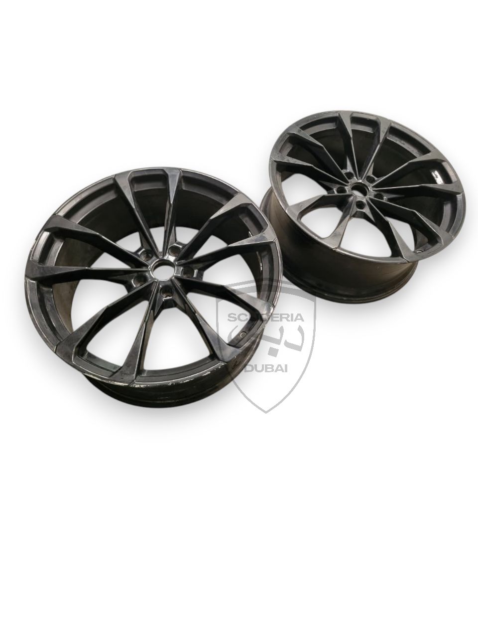 FRONT ALLOY WHEEL (R23) - MATT BLACK FOR LAMBORGHINI URUS