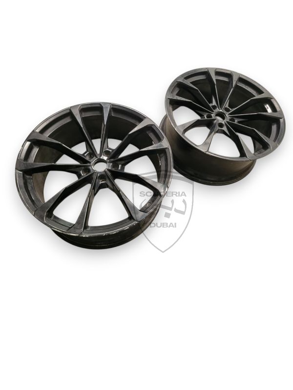 FRONT ALLOY WHEEL (R23) - MATT BLACK FOR LAMBORGHINI URUS