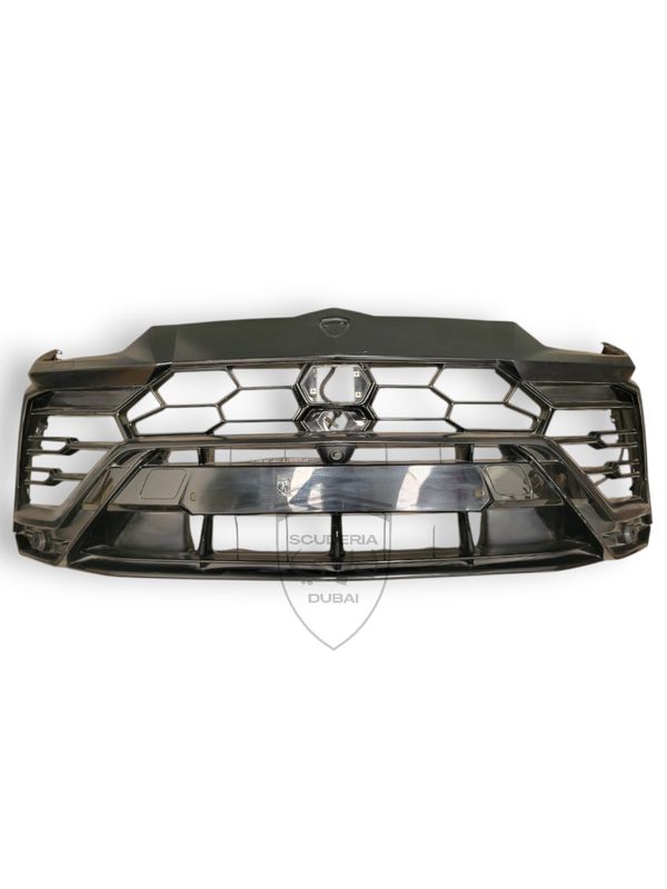 FRONT BUMPER COMPLETE STD W/ HEADLAMP WASHER SYSTEM - MATT BLACK FOR LAMBORGHINI URUS