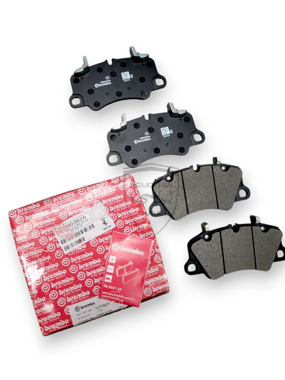 FERRARI FRONT BRAKE PAD SET WITH SPRING FOR 488,F8