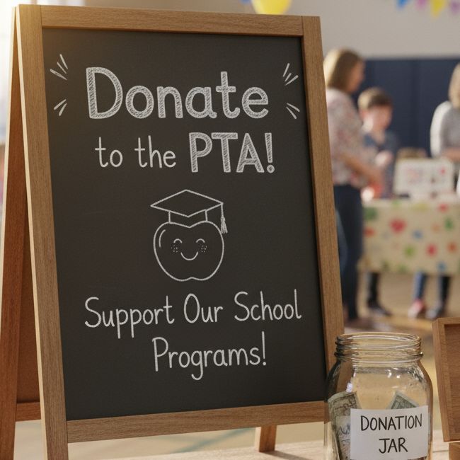 One-off donation to PTA
