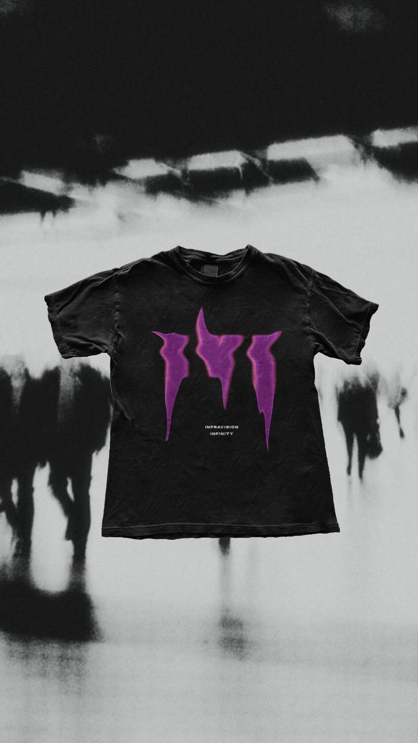 “VIOLET MOON” Black IV Graphic Tee