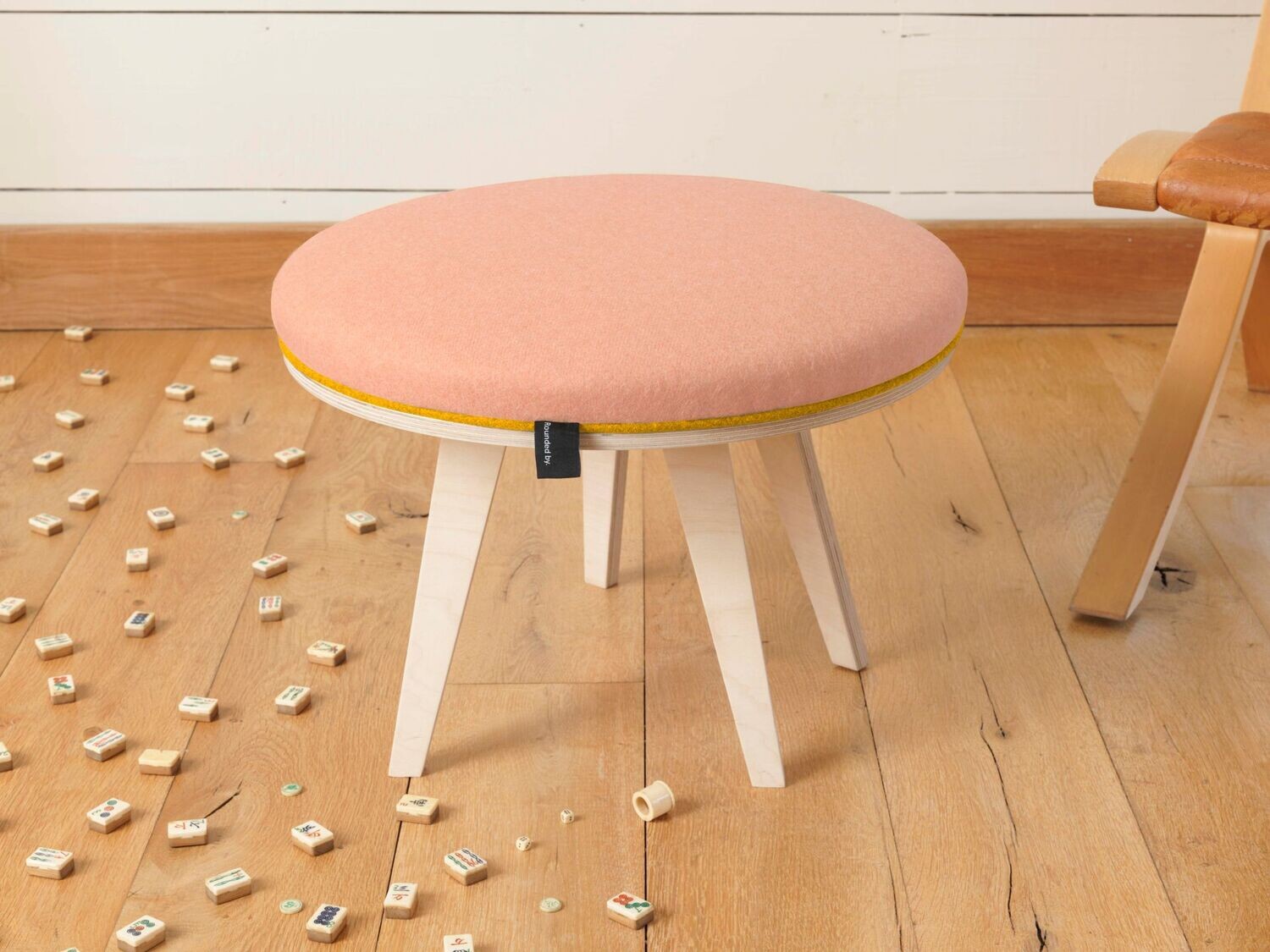 Blush Footstool