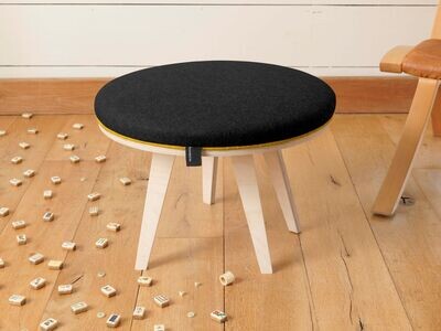 Anthracite Footstool