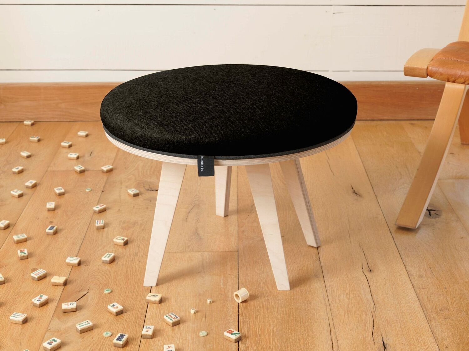 Ebony Footstool