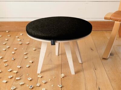 Ebony Footstool