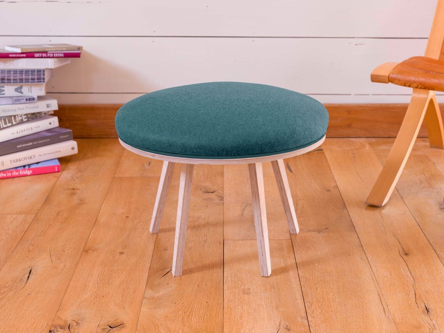 Cerulean Footstool