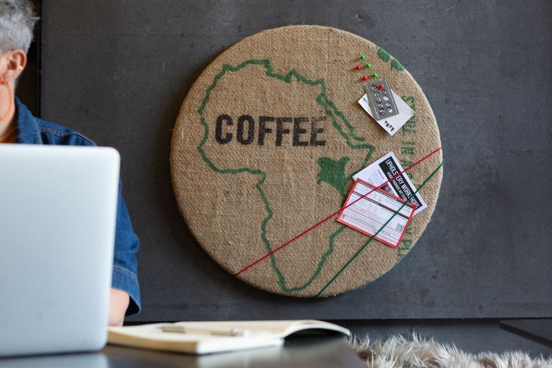 Kenya Coffee Pinboard