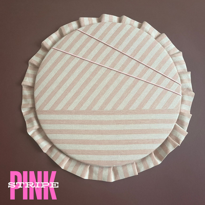 Candy Stripe Ruffle Pinboard