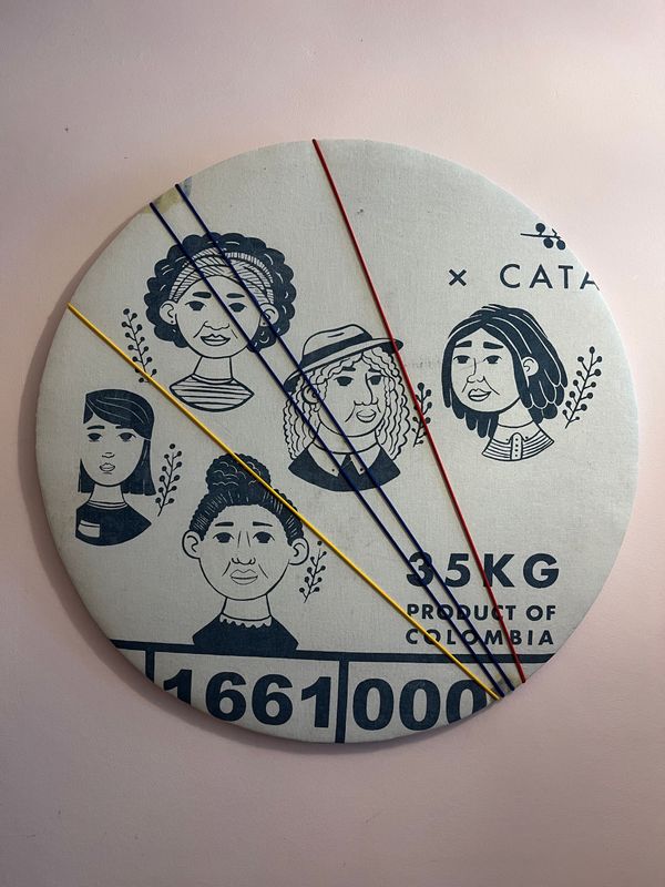 Colombian Faces Pinboard