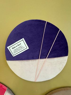 Purple & Lilac Pocket Cork Pinboard Purple & Lilac Pocket Cork Pinboard