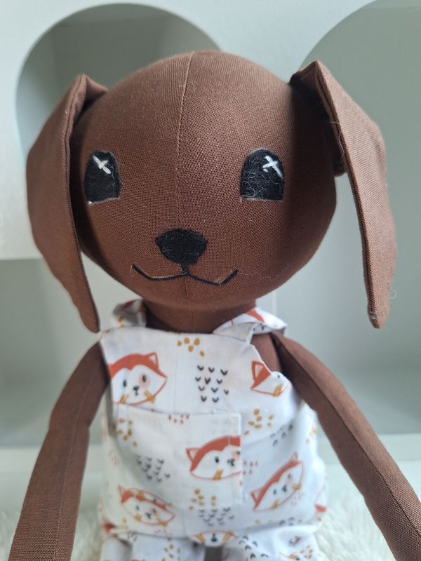 Stofftier Hund 'Mac', Kuscheltier Hund, Plüschtier Hund