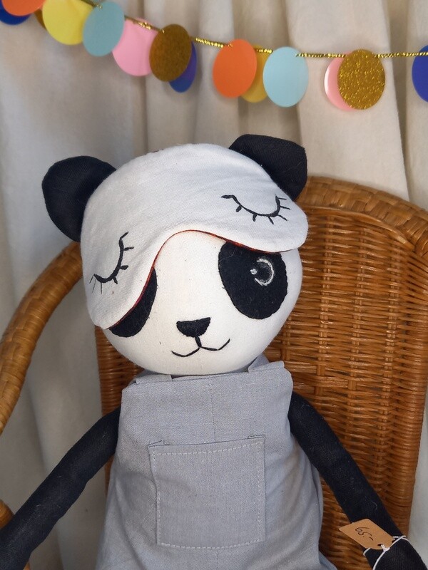 Kuscheltier Panda 'Pax', Stofftier Panda, handgemachter Pandabär Kuscheltier Panda 'Pax', Stofftier Panda, handgemachter Pandabär