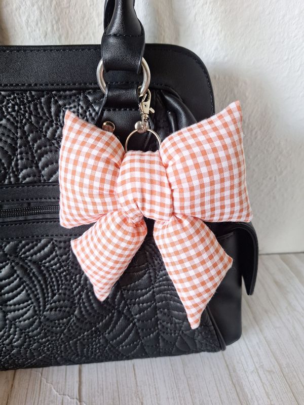 Puffy Bow Bag Charm – Taschenanhänger Schleife im Korea Style